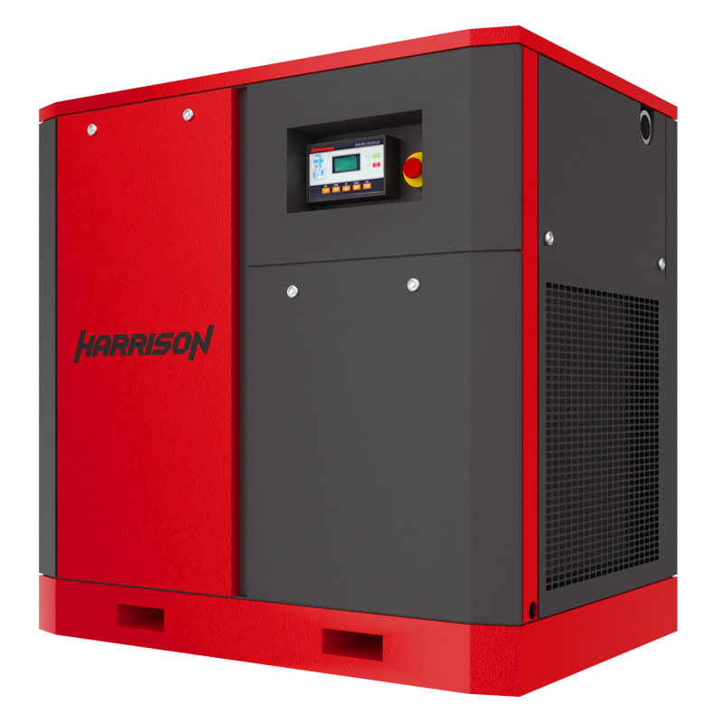 HRS-955601 Винтовой компрессор с прямым приводом Harrison: 5600 л/мин, 10 бар, 37 кВт