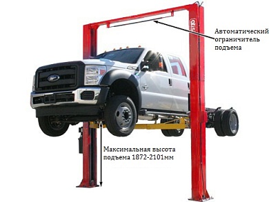 A268CHM (PEAK 215CH) Подъемник двухстоечный 6.8 т. прямой привод Atis