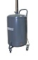 KraftWell KRW1830.80L Установка для слива масла/антифриза с круглой подъемной ванной, мобильная, объем 80 л