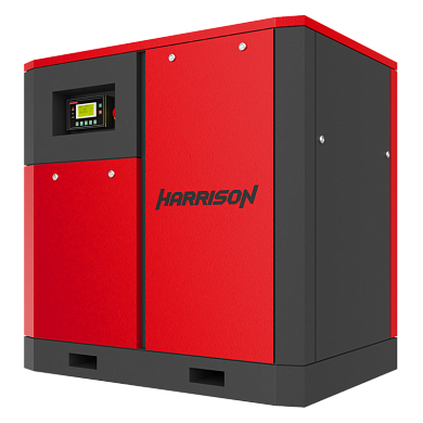 HRS-943600 Винтовой компрессор с ременным приводом Harrison: 3600 л/мин, 8 бар, 22 кВт