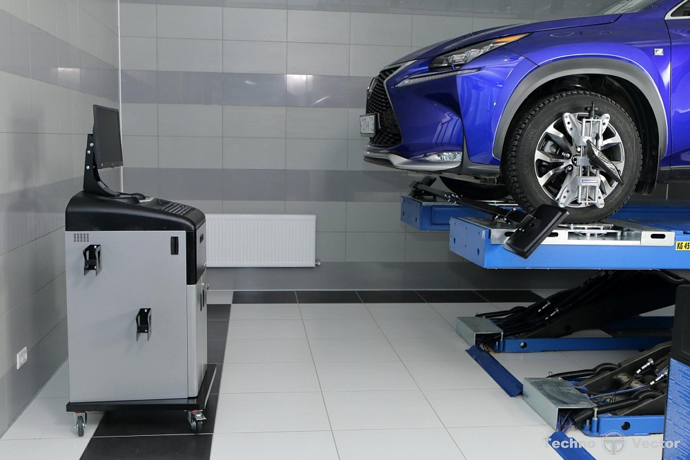 T 6202 Техно Вектор 6 Стенд сход-развал 3d FREE MOTION