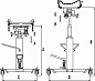 Стойка трансмиссионная гидравлическая 0.49т JTC