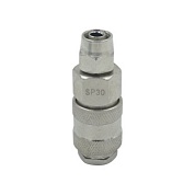 OPT-730SPA Соединение быстросъемное пневматическое с обжимным креплением под шланг 10 мм OPTIMUS