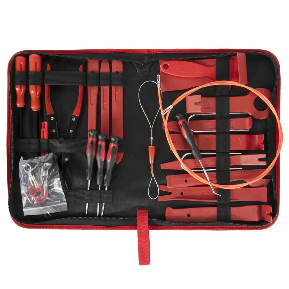 WDK-214268 Набор универсальный для разборки салона автомобиля 40 пр Wiederkraft