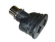 FS-N76-160/80 Газоприемная насадка плоская, на сдвоенную выхлопную трубу для шланга: 76 мм