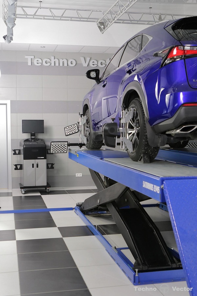 T 6202 Техно Вектор 6 Стенд сход-развал 3d FREE MOTION