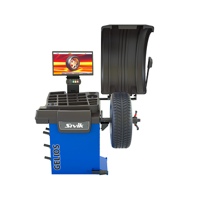 GELIOS, Балансировочный станок с ЖК-монитором синий